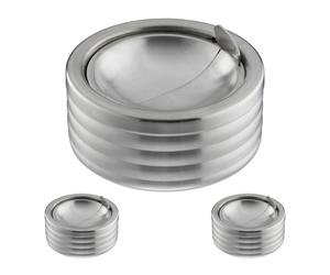 Relaxdays Windproof Ashtray, Set of 3