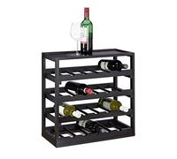 Wine rack Sturdy Wooden Wine Holder Elegant Wine Storage Freestanding Wine Shelf