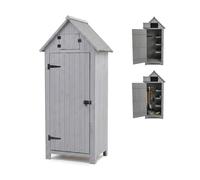 Relaxdays Wood garden cabinet