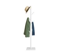Relaxdays Wooden Coat Stand with 8 Hooks