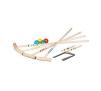Relaxdays Wooden Croquet Game