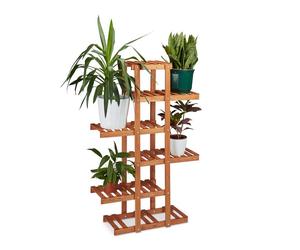 Relaxdays Wooden Flower Display Stand