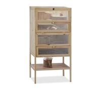 Relaxdays Wooden Hamster Cage