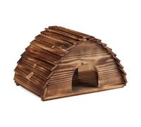 Relaxdays Wooden Hedgehog House