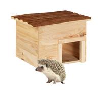 Relaxdays Wooden Hedgehog House