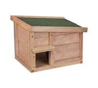 Relaxdays Wooden Hedgehog House