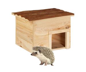 Relaxdays Wooden Hedgehog House