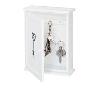 Relaxdays Wooden Key Cabinet with Motif