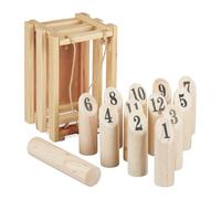 Relaxdays Wooden Kubb Game Set