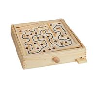 Relaxdays Wooden Labyrinth Game