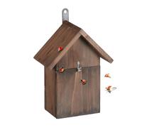 Relaxdays Wooden Ladybird Hotel in Brown