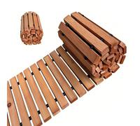 Relaxdays Wooden roll-up path, 245 cm