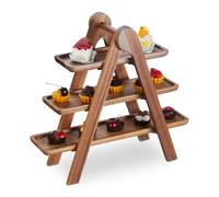 Relaxdays Wooden Snack Stand