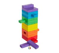 Relaxdays Wooden Stacking Tower