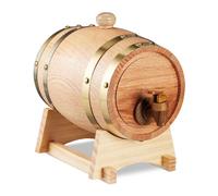 Relaxdays Wooden Whisky Barrel 1.25L