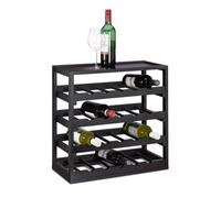 Relaxdays Wooden Wine Rack