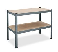 Relaxdays Workbench with 2 Levels