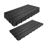 Relaxdays WPC tiles 60x30 cm