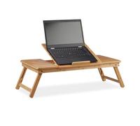 Relaxdays XL Bamboo Laptop Table