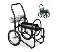 Relaxdays XL Black Hose Cart