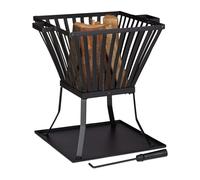 Relaxdays XL Fire Bowl with Poker