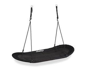 Relaxdays XXL Nest Swing Black