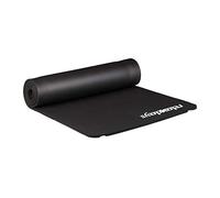 Relaxdays Yoga Mat, 1 cm Thick Training Mat, for Pilates and Aerobics, HxWxD: 1 x 61.5 x 182 cm, Black
