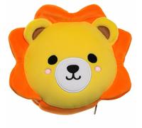 RELAXEAZZZ CUTIEMALS LION SUPER SOFT PLUSH TRAVEL CUSHION PILLOW & EYE MASK BNWT