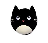 Puckator Relaxeazzz Feline Fine Cat Round Plush Travel Pillow & Eye Mask - Sleep Eye Mask Masks - Kids Travel Accessories For Sleeping Airplane - Flight Plane Neck Pillow Pillows