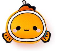 RELAXEAZZZ FINLEY CLOWN FISH SUPER SOFT PLUSH TRAVEL CUSHION PILLOW EYE MASK PUK