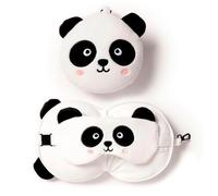 Puckator Resteazzz Adoramals Panda Bear Travel Pillow Eye Mask