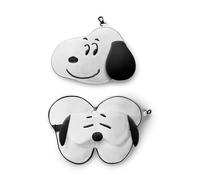 Relaxeazzz Peanuts Snoopy Plush Travel Pillow & Eye Mask - Sleep Eye Mask Masks - Kids Travel Accessories for Sleeping Airplane - Flight Plane Neck Pillow Pillows