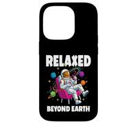 RELAXED BEYOND EARTH funny Space Lover Exploration Moon Mars Case for iPhone 14 Pro