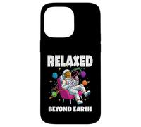 RELAXED BEYOND EARTH funny Space Lover Exploration Moon Mars Case for iPhone 14 Pro Max