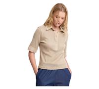 Relaxed Casual Slim Fit Top - female - Kocca - Polo Shirts - Beige - XL - Tops XL