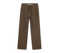Relaxed Drawstring Trousers, female, Róhe, Straight Trousers, Brown, S, Trousers S