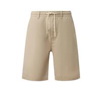 Relaxed Fit Bermuda Mid Rise Straight Leg Pants with Piped Pockets s.Oliver Detroit Beige 31