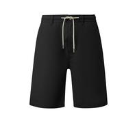 Relaxed Fit Bermuda Mid Rise Straight Leg Pants with Piped Pockets s.Oliver Detroit Noir 33