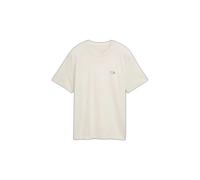 Relaxed Fit Printed T-Shirt Tom Tailor Denim Blanc S