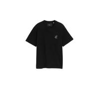 Relaxed Fit Printed T-Shirt Tom Tailor Denim Noir XS