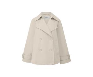 Relaxed Fit Round Hem Trench Coat Women s.Oliver Blanc 40