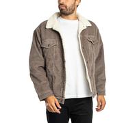 Relaxed Fit Sherpa Jacket Smokey Taupe XXL