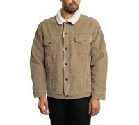 Relaxed Fit Sherpa Trucker Jacket Timber Wolf XL