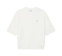 Relaxed Fit Short-Sleeved Sweatshirt - male - Lacoste - Sweatshirts - White - M - Sweatshirts & Hoodies M