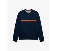 Superdry Outdoor Stripe Logo Relaxed Sweatshirt Blue L Men