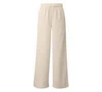 Relaxed Fit Wide Wale Trousers with Elasticated Waist Women s.Oliver Beige 40