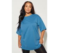 Relaxed Longline T-Shirt Yours Blue 18