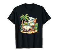 Relaxed Polar Bear Hawaiian Shirt Summer Beach T-Shirt