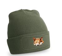 Relaxed Resting Dog Design Beanie Pet Lovers Dogs Birthday Gift For Him And Her O/S