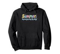 Relaxed Summer Humor Remembering My Why Pullover Hoodie